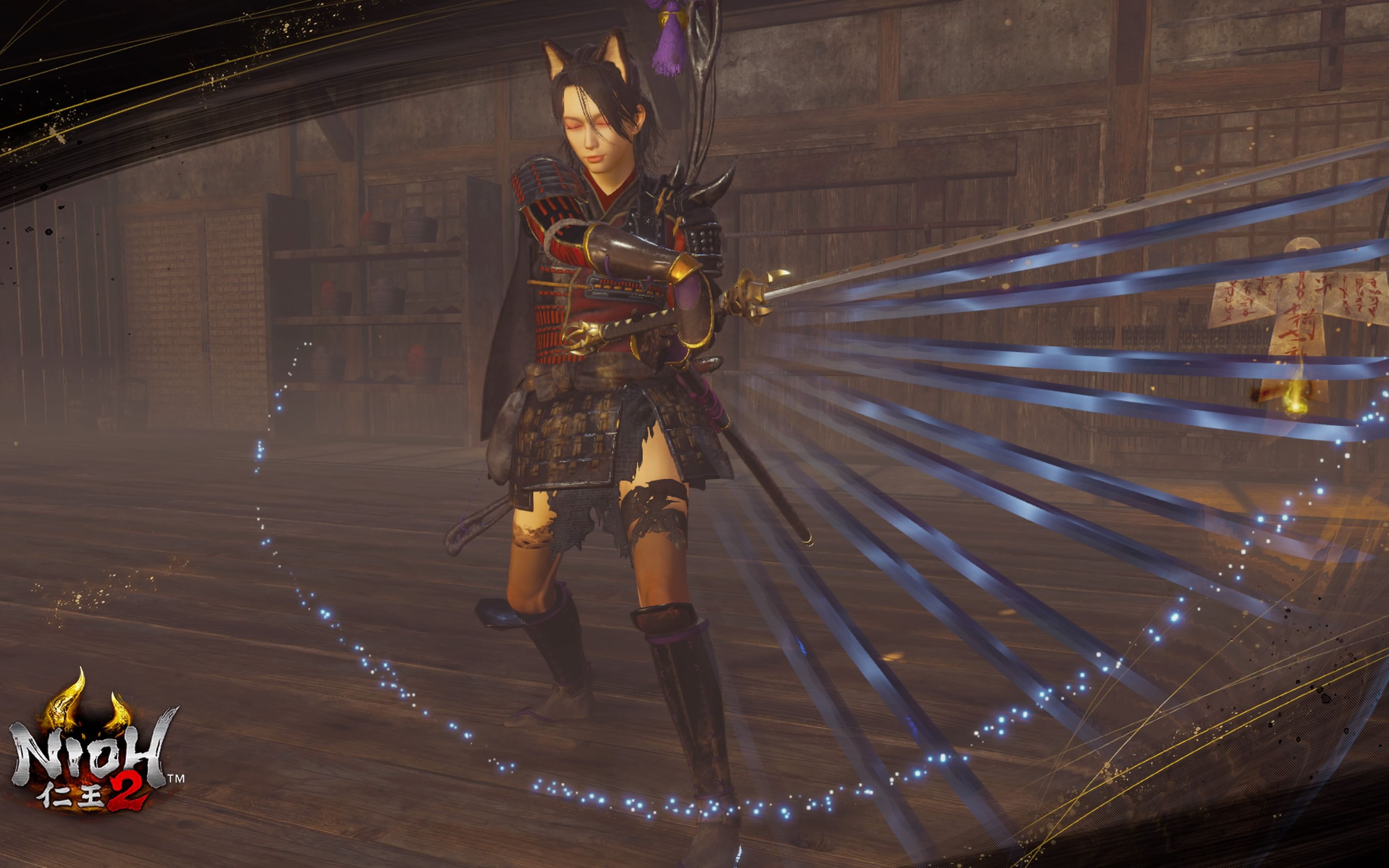 【仁王2】太刀也可以做莽夫 太刀 大山阴阳奈落深处三连战