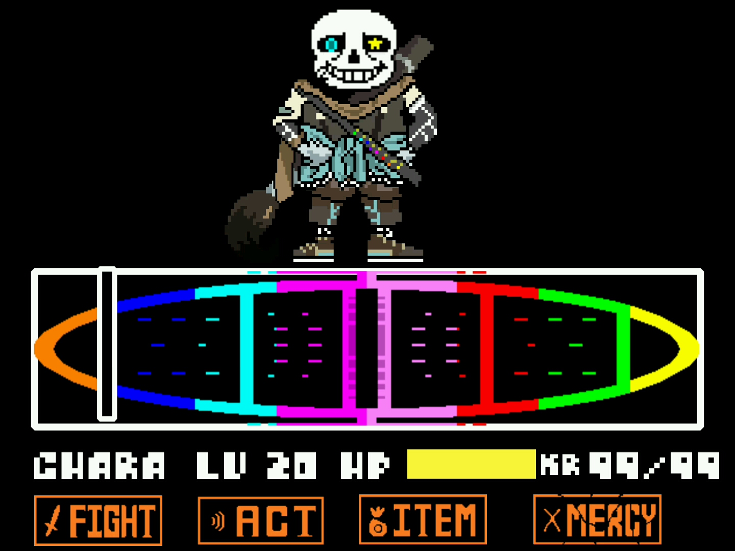 [手机动画]ink!sans第二回合60帧