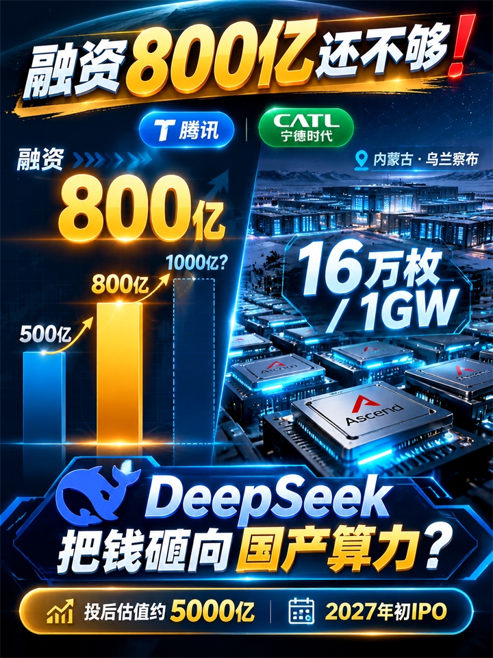融资800亿还不够！腾讯宁德时代领投