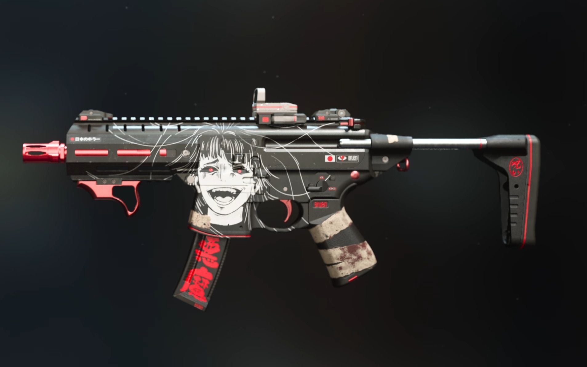 cod19 二次元组合包 使命召唤19 1000cp bas-p(mpx)冲锋枪 恶魔组合包