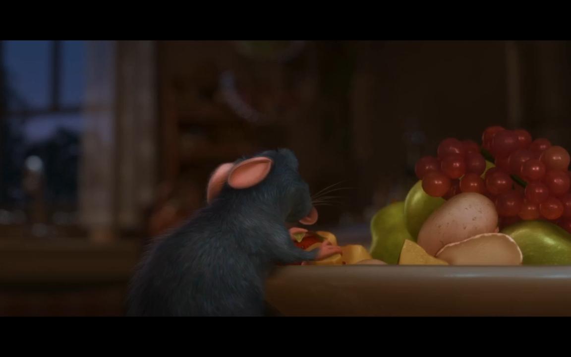 看电影学意大利语11美食总动员料理鼠王小老鼠制作美味法国料理