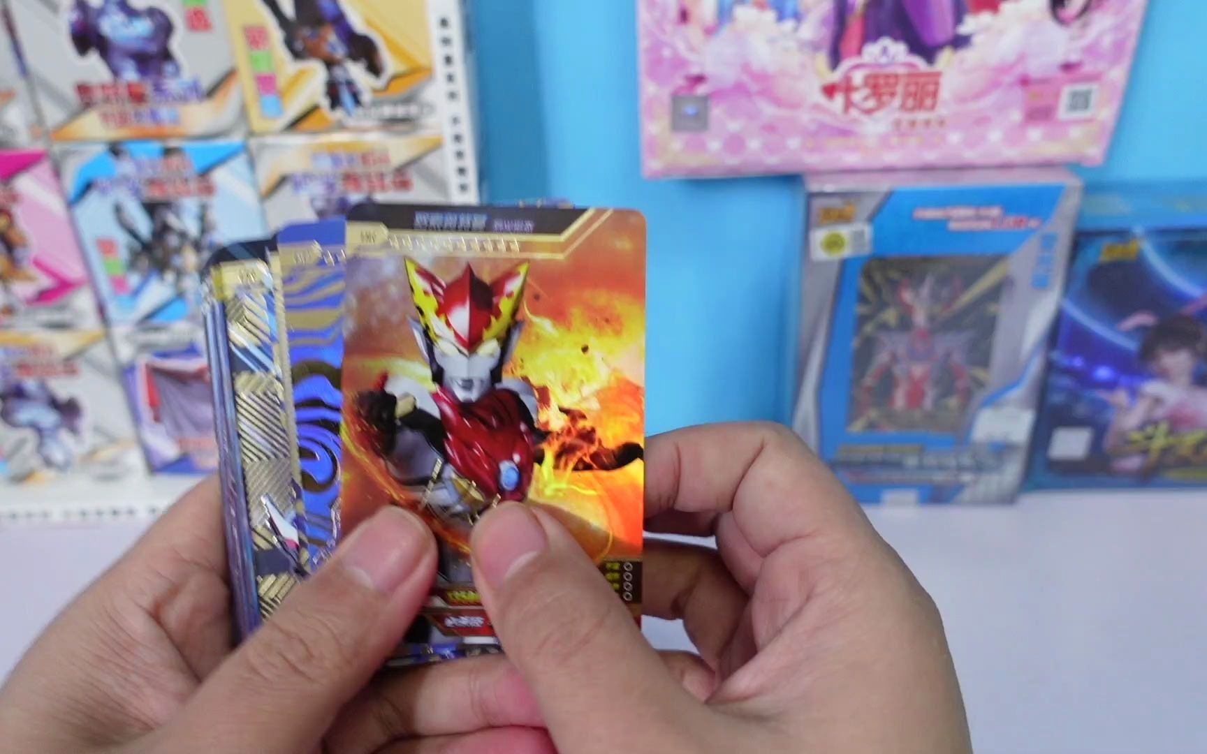 奥特曼卡片雷鸣版 稀有gp卡和签名卡 这样的卡片配置你满意吗_哔哩