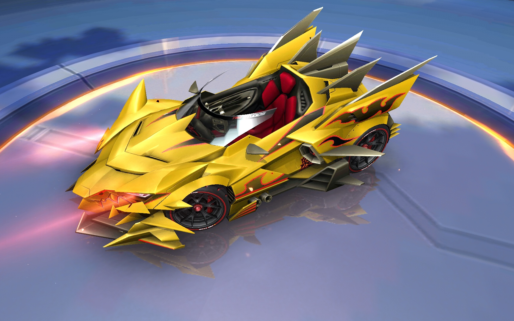 qq飞车手游狗年大吉黄金狗车看到点赞年年发财