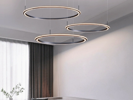 现代简约风圈圈灯全家灯具