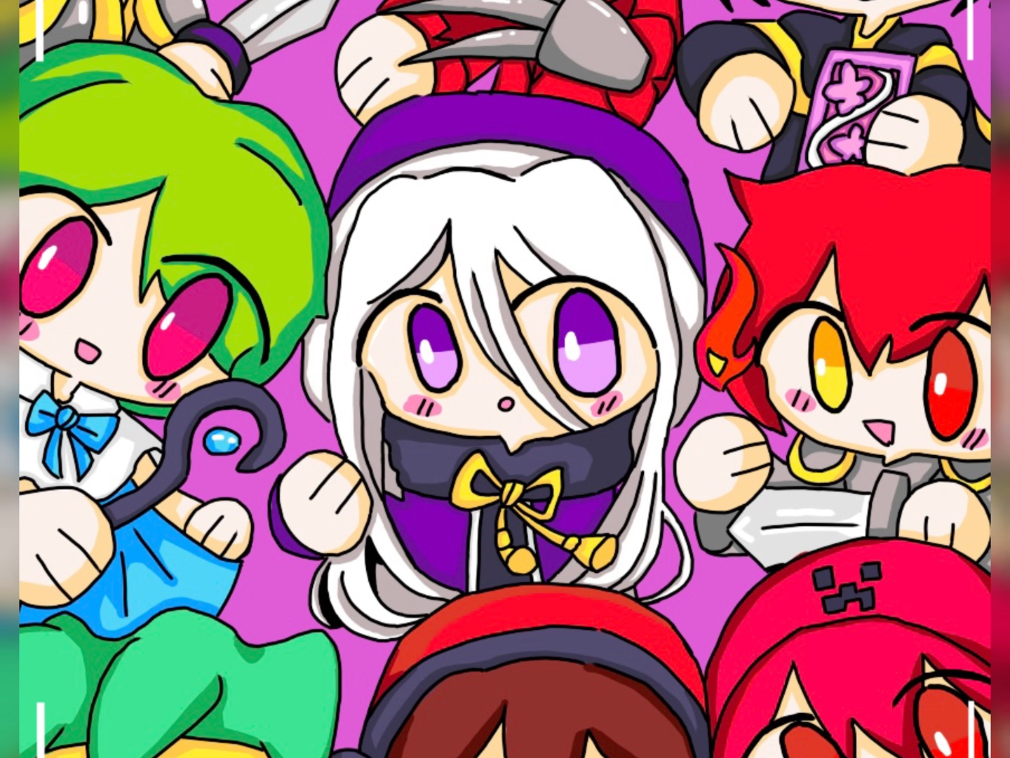 方块学园·紫罗兰 很多水