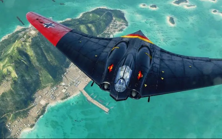 德意志黑科技—ho229飞翼式战斗轰炸机!领先b2半世纪!