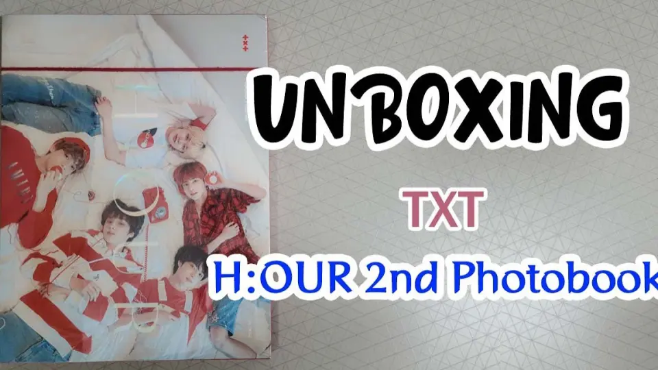 TXT】 H:OUR 2nd 济州岛写真拆封｜周边开箱unboxing_哔哩哔哩_bilibili