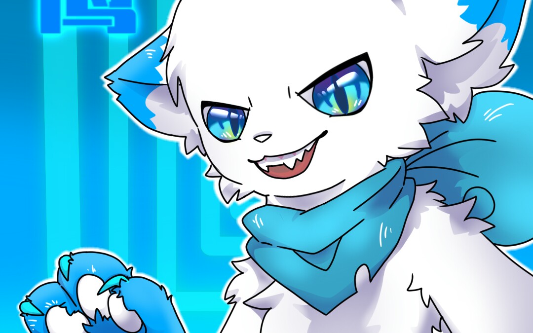 绘画过程这么可爱的兽你不来rua一把嘛