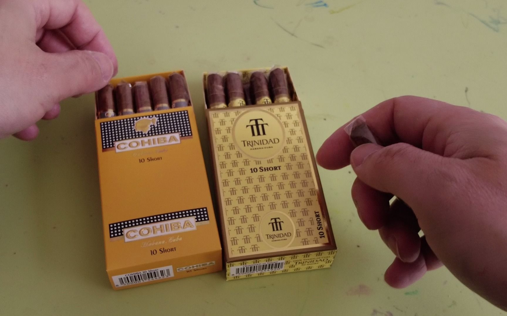 trinidad short vs cohiba short_哔哩哔哩_bilibili