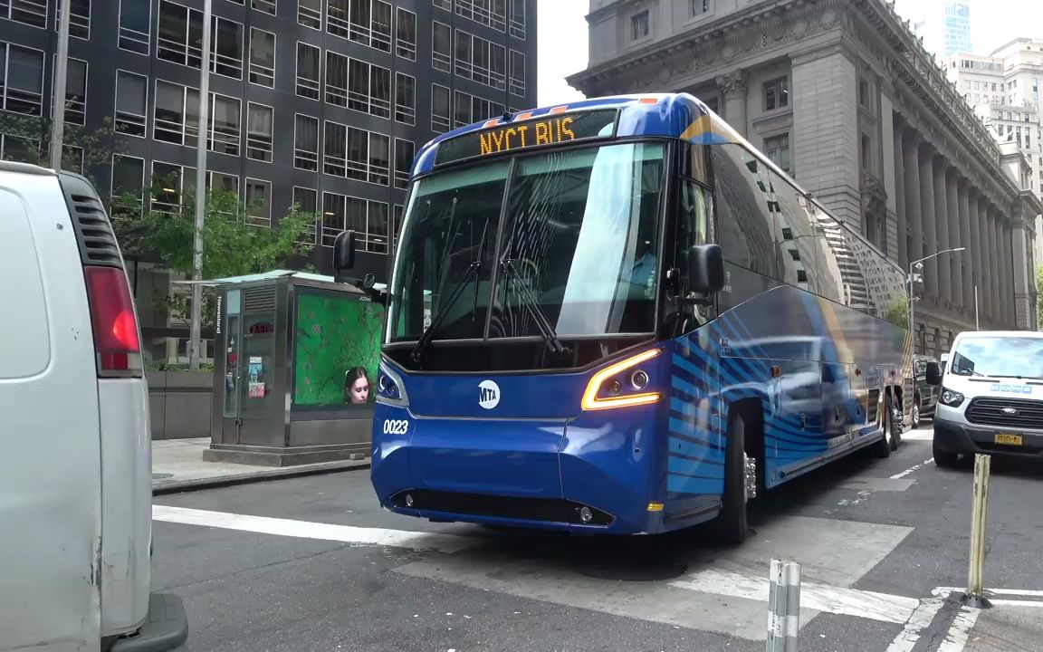 美国纽约mta新mci城际巴士