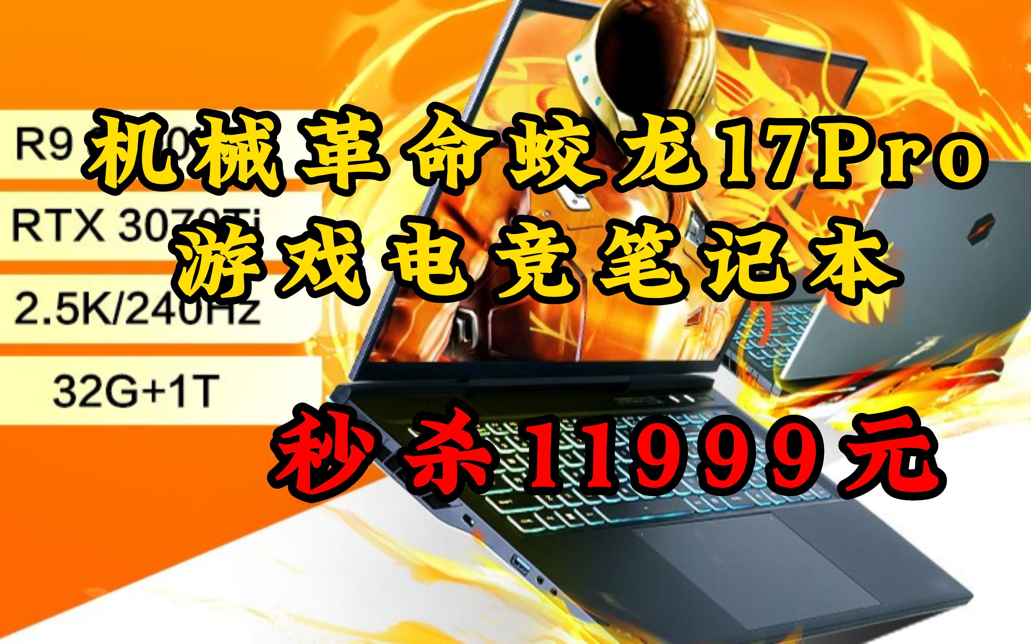 【新品秒杀】机械革命蛟龙17Pro 2.5K 240Hz 17英寸游戏电竞笔记本电脑哔哩哔哩bilibili