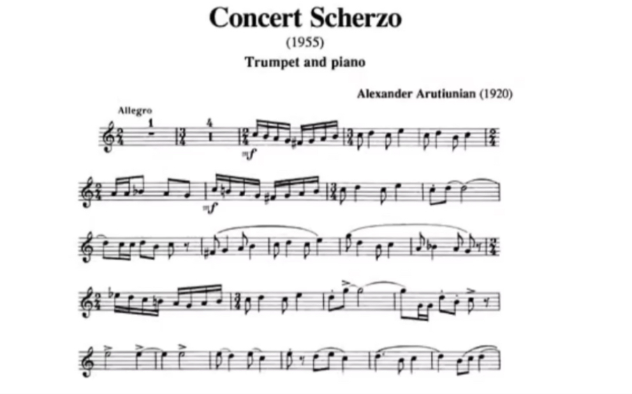 [图]【小号协奏曲】Concert Scherzo