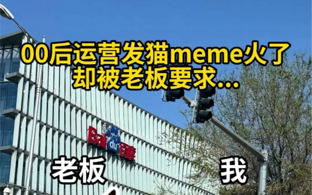 本00后运营带着猫meme强势回归!这一次,我要让老板心服口服!家人们点个关注吧,求求啦𐟥𙡣猫meme#导航#百度地图#猫meme日常#地图哔哩哔...