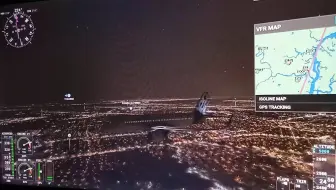 飞行模拟器的夜景就是那么亮晶晶的