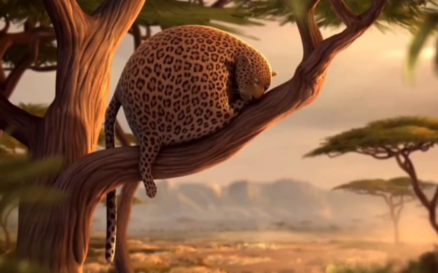 胖胖的动物萌萌哒