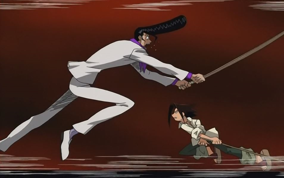 【通灵王】日常战01 麻仓叶vs木刀之龙【麻叶】_哔哩哔哩_bilibili