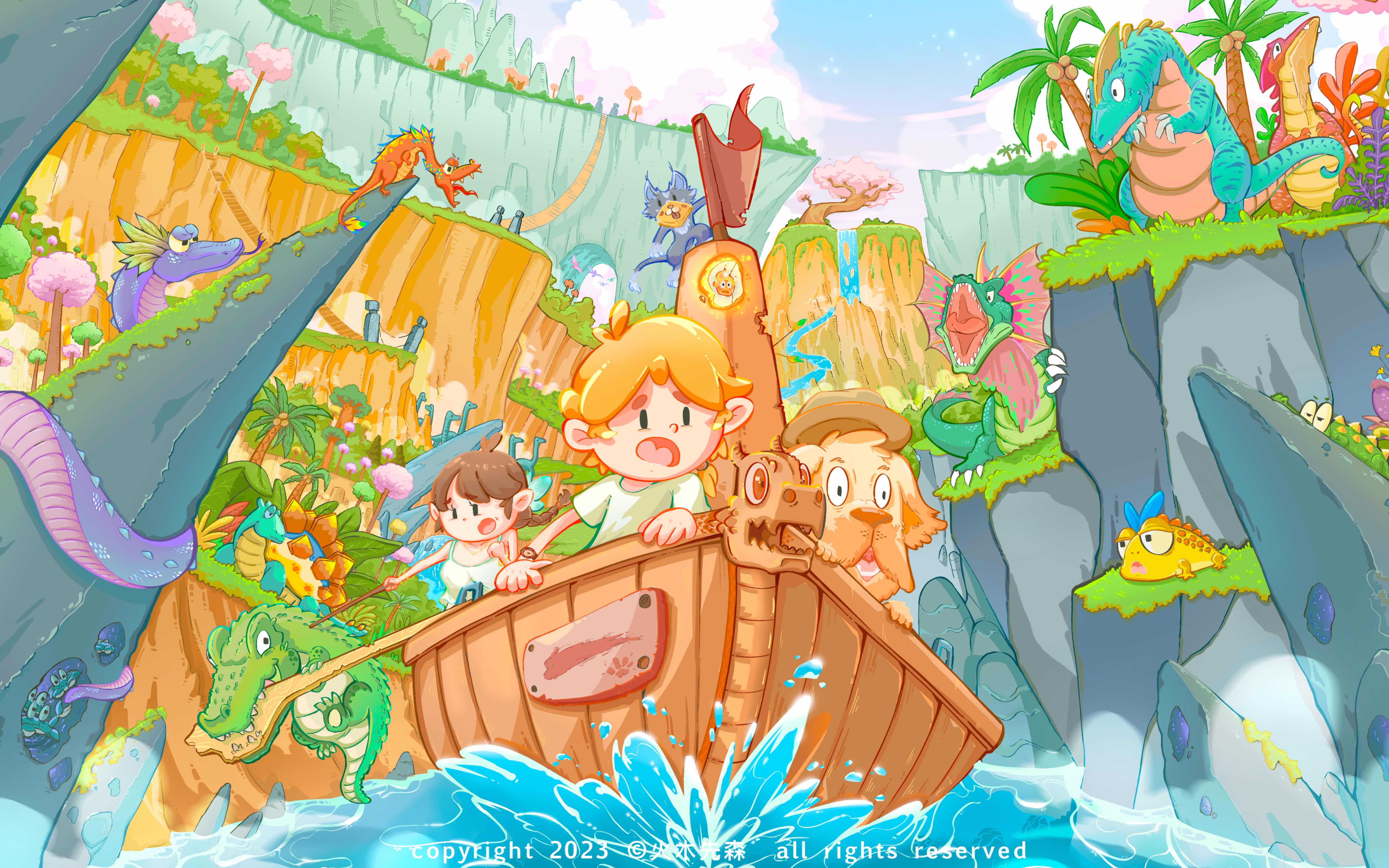 探险小队第一弹-插画师火木-插画师火木-哔哩哔哩视频