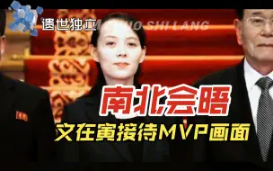 人生南北多歧路，文在寅接待MVP画面。梅艳经霜立九冬, 雪洁伴舞醉长空。