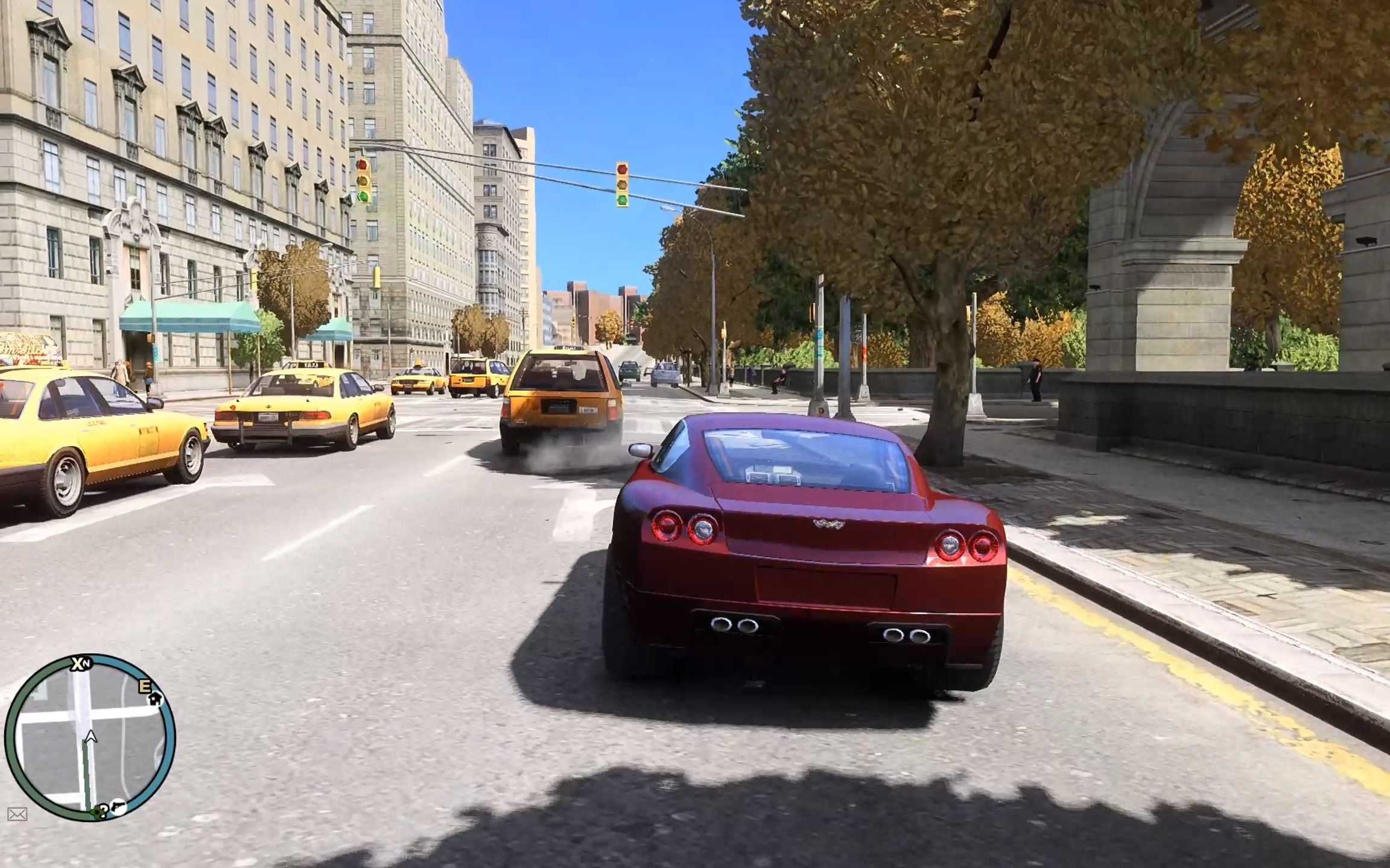 『gta4』去自由城最繁華地帶 閒逛兜風