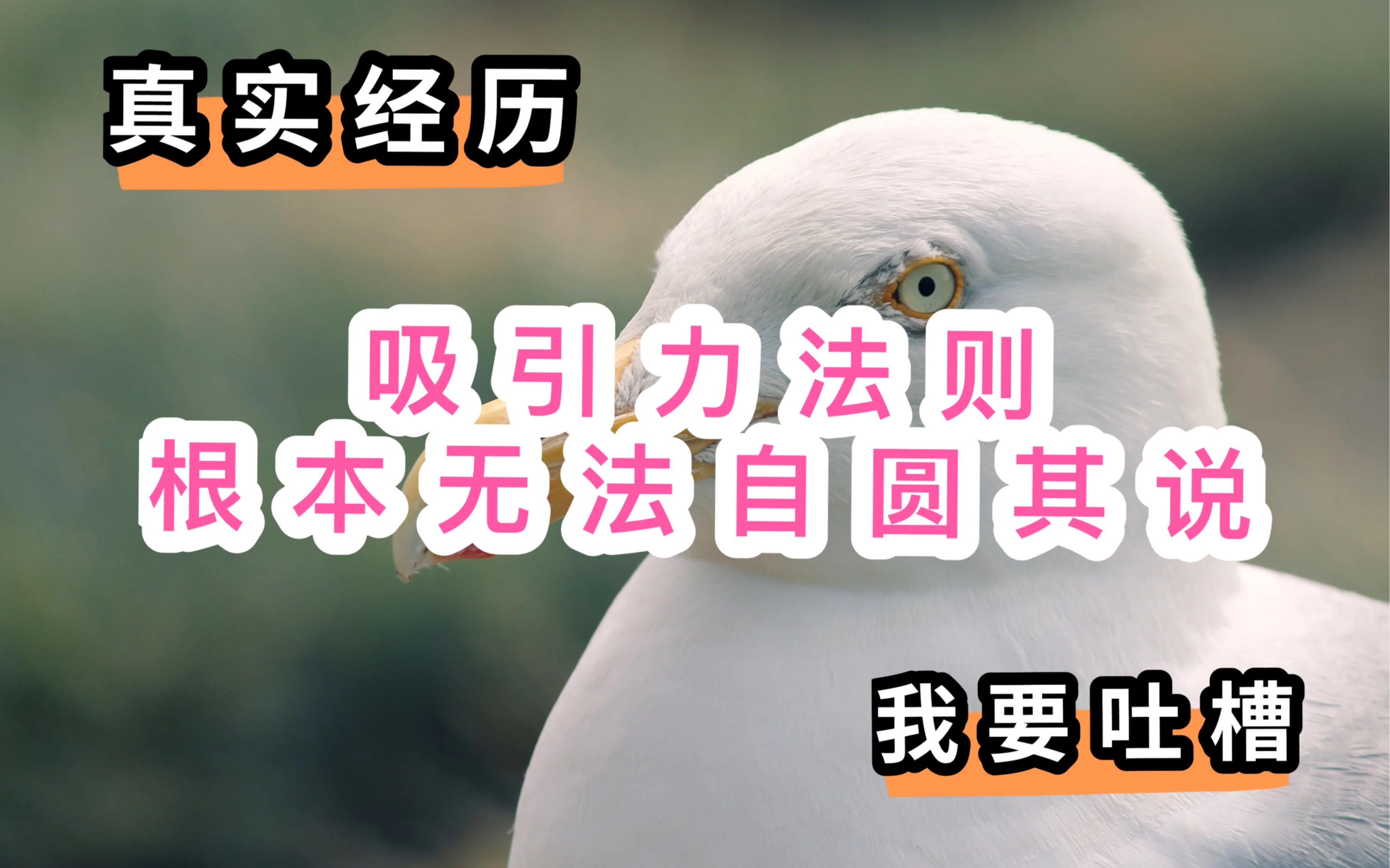 [图]【吸引力法则吐槽】小事靠运气，大事就没戏/想什么就没什么，你在跟我玩逻辑？