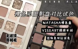 Download Video: Natasha裸色盘 vs Viseart绸缎羊绒 对比试色