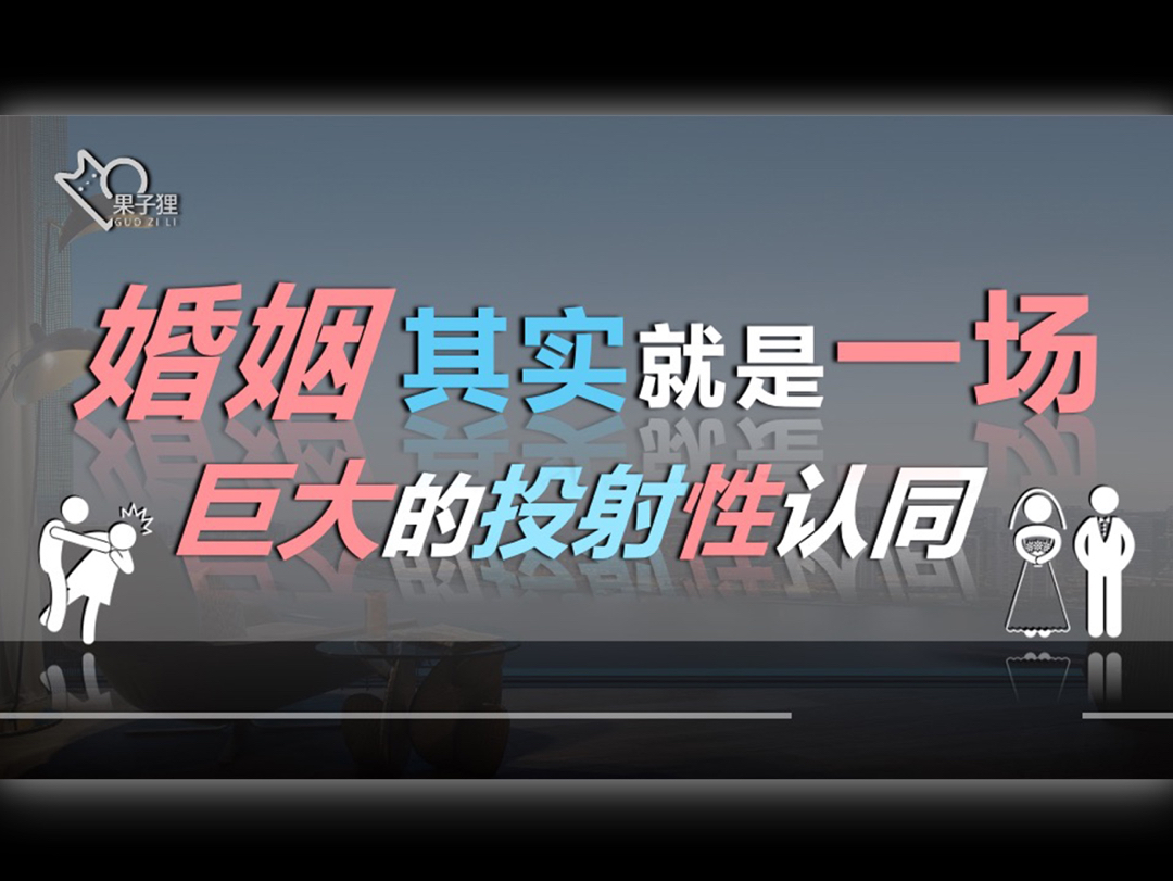 【心理学】婚姻其实是一场巨大的投射性认同哔哩哔哩bilibili