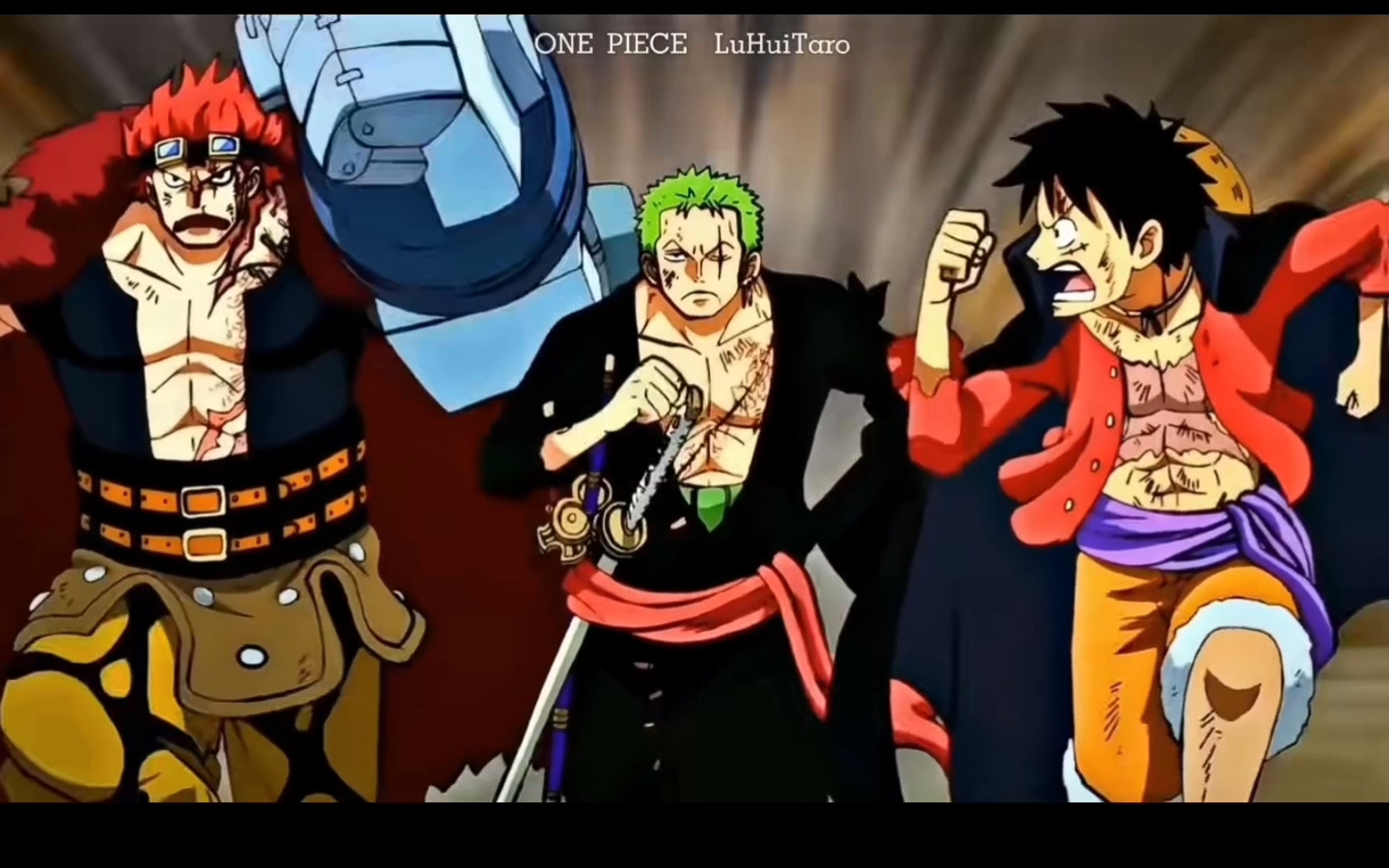 超新星里唯三拥有霸王色的人#海贼王#路飞#索隆