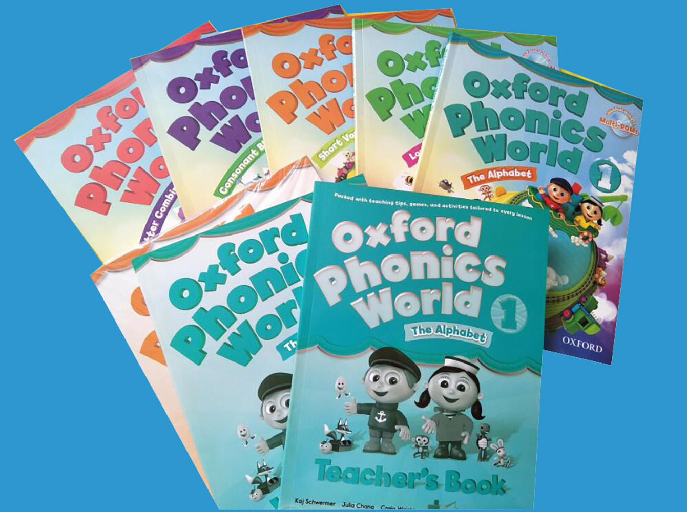 [图]牛津自然拼读世界 自然拼读教材 Oxford Phonics World 1-5  动画 英文启蒙 小学英语