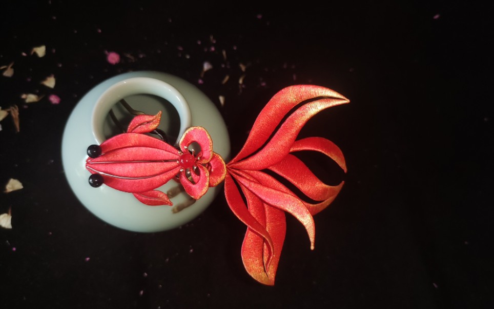 【缠花金鱼】红尾