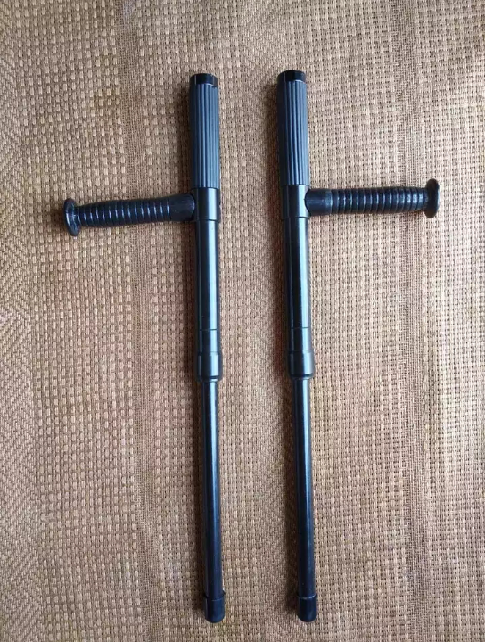 机械伸缩t型拐 机械甩拐二节t型甩棍_哔哩哔哩_bilibili