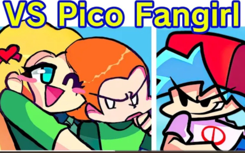 night funkin vs sun - pico fangirl & all endings | bf & pico