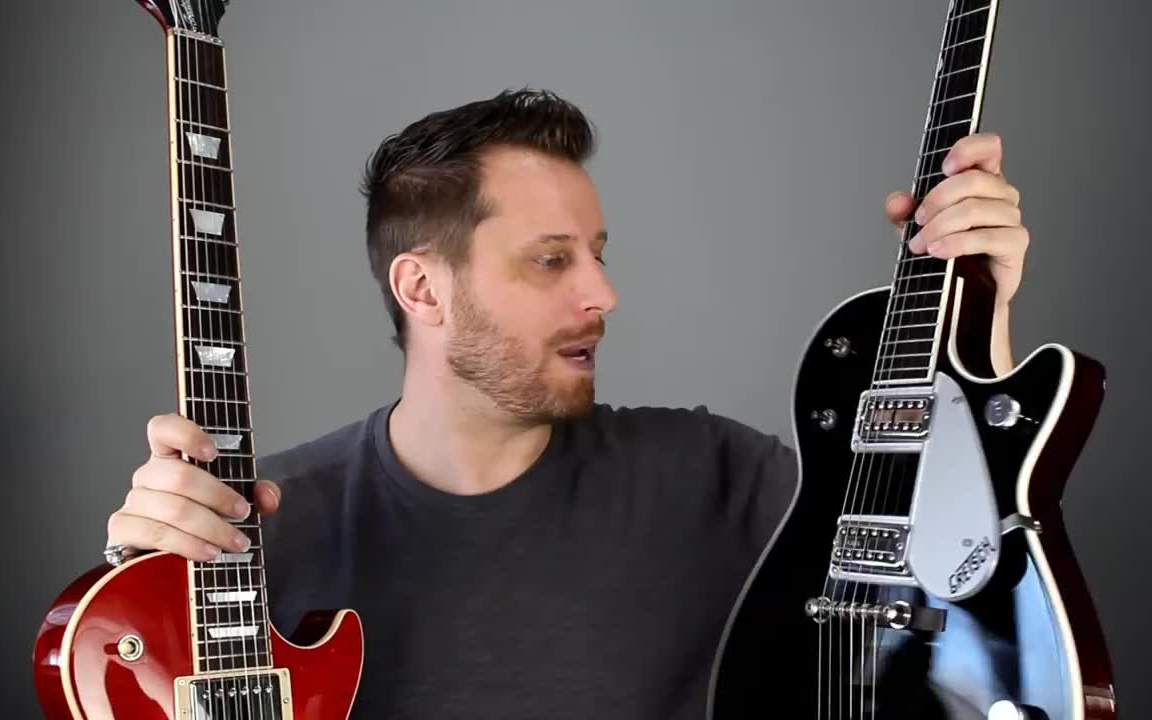 电吉他测评gretsch还是gibsonduojetvslespaul