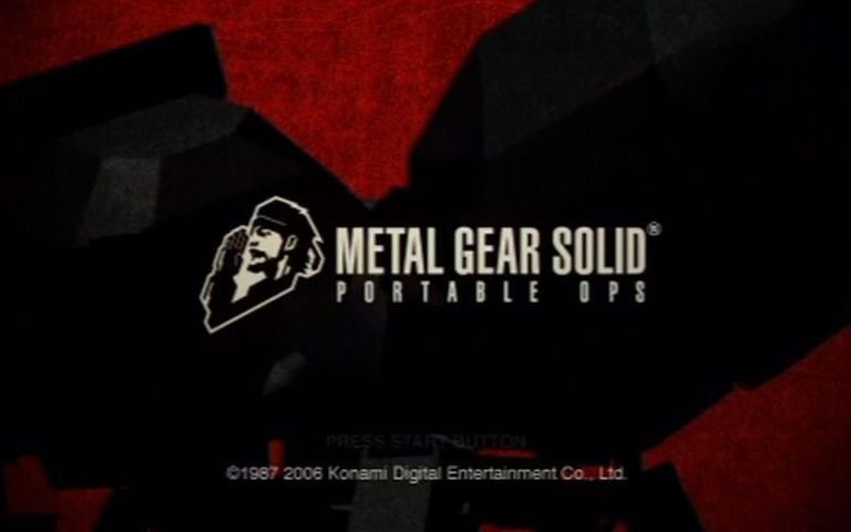 [图]【夜光云】《合金装备:掌上行动》中文版PSP实机通关实况 (Metal Gear Solid: Portable Ops 2006年 PSP平台)