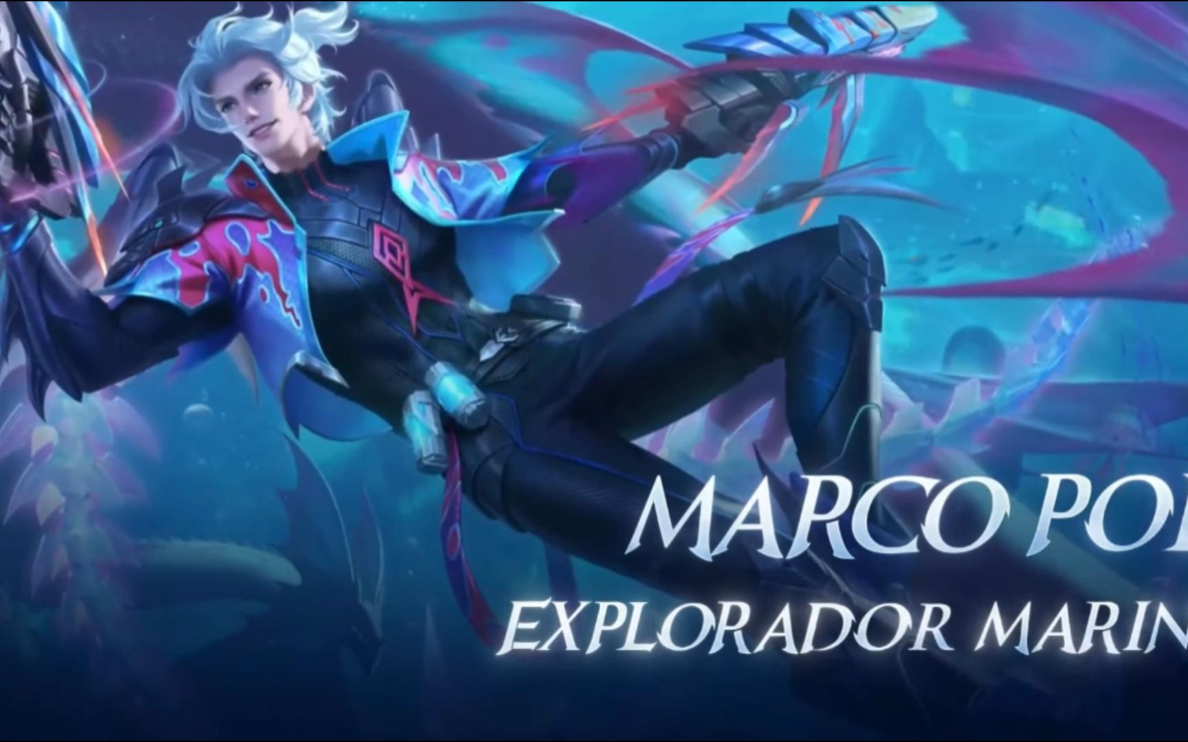 马可波罗皮肤【深海之息】上线王者荣耀国际服!游戏内语音及效果展示