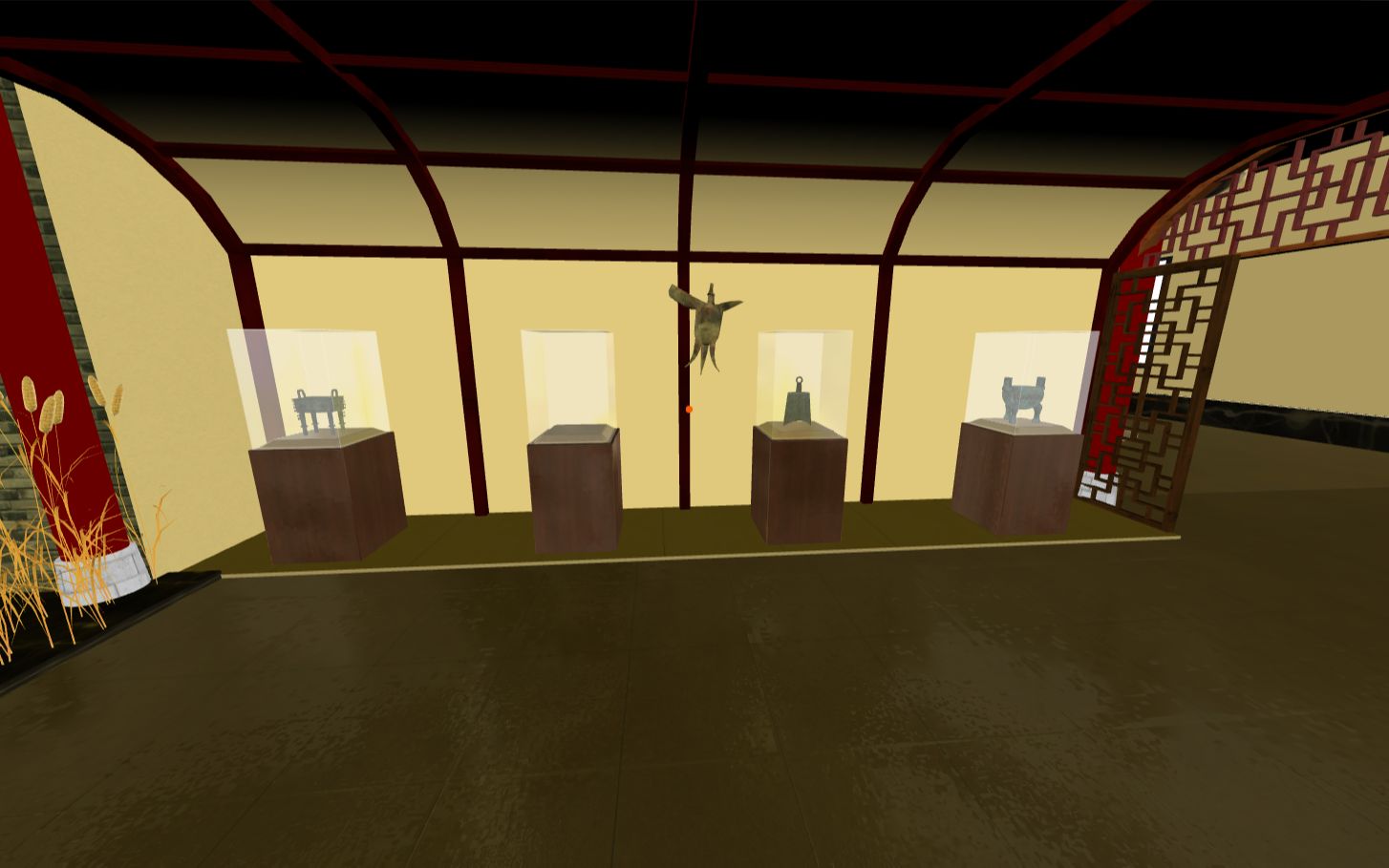 活动作品高职vr虚拟现实省赛试题讲解博物馆展览观看功能实现