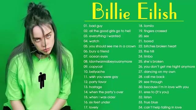 [图]✨重磅来袭✨ 碧梨 Billie Eilish 歌曲合集