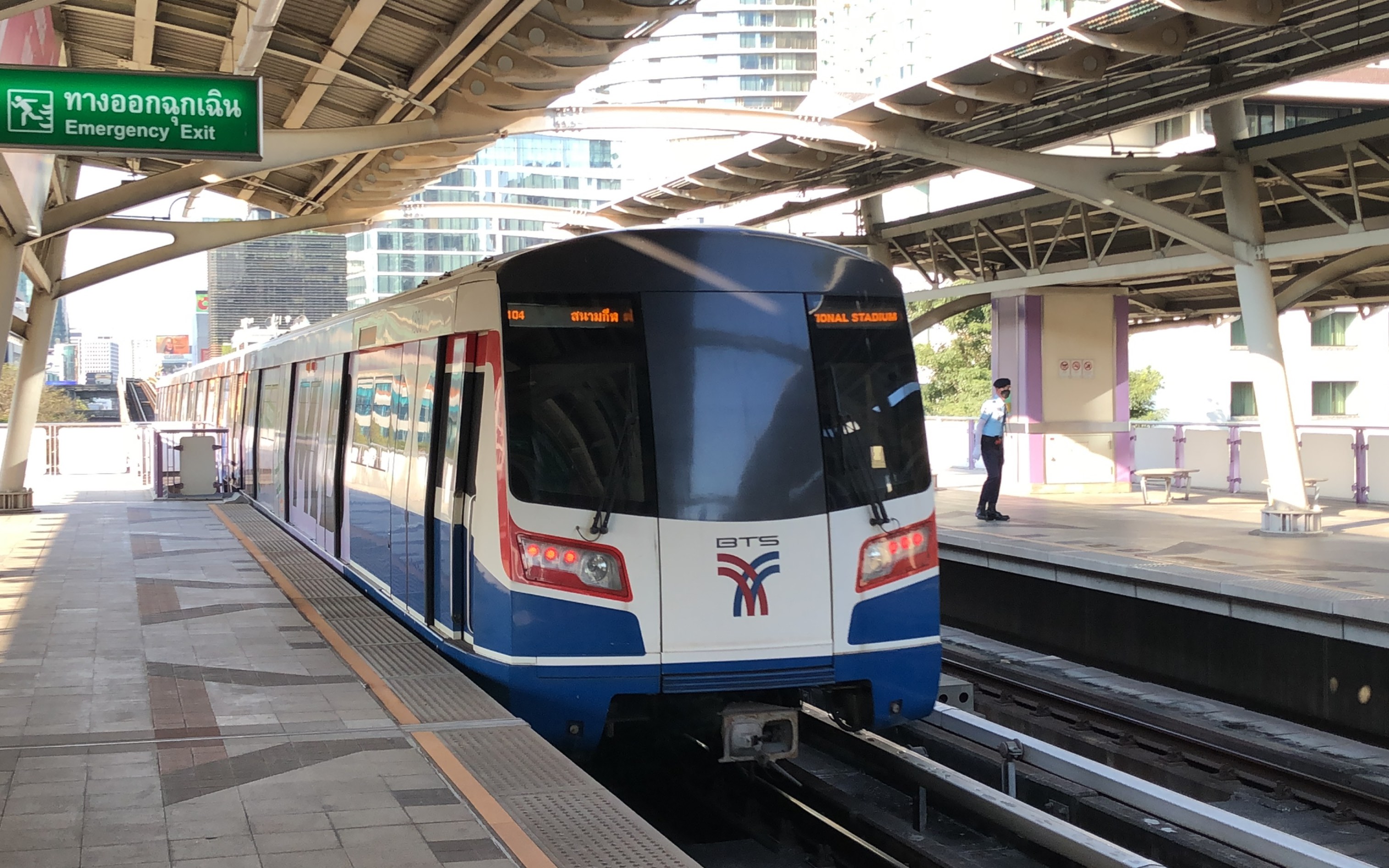 【曼谷bts】二期长客车类似京港地铁4号线的庞巴迪vvvf