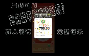 Tải video: 坚持到底，到底能成功提现？【拼多多】700元提现记录，真人测试【超完整版】上