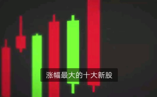 涨幅最大的十大新股哔哩哔哩bilibili