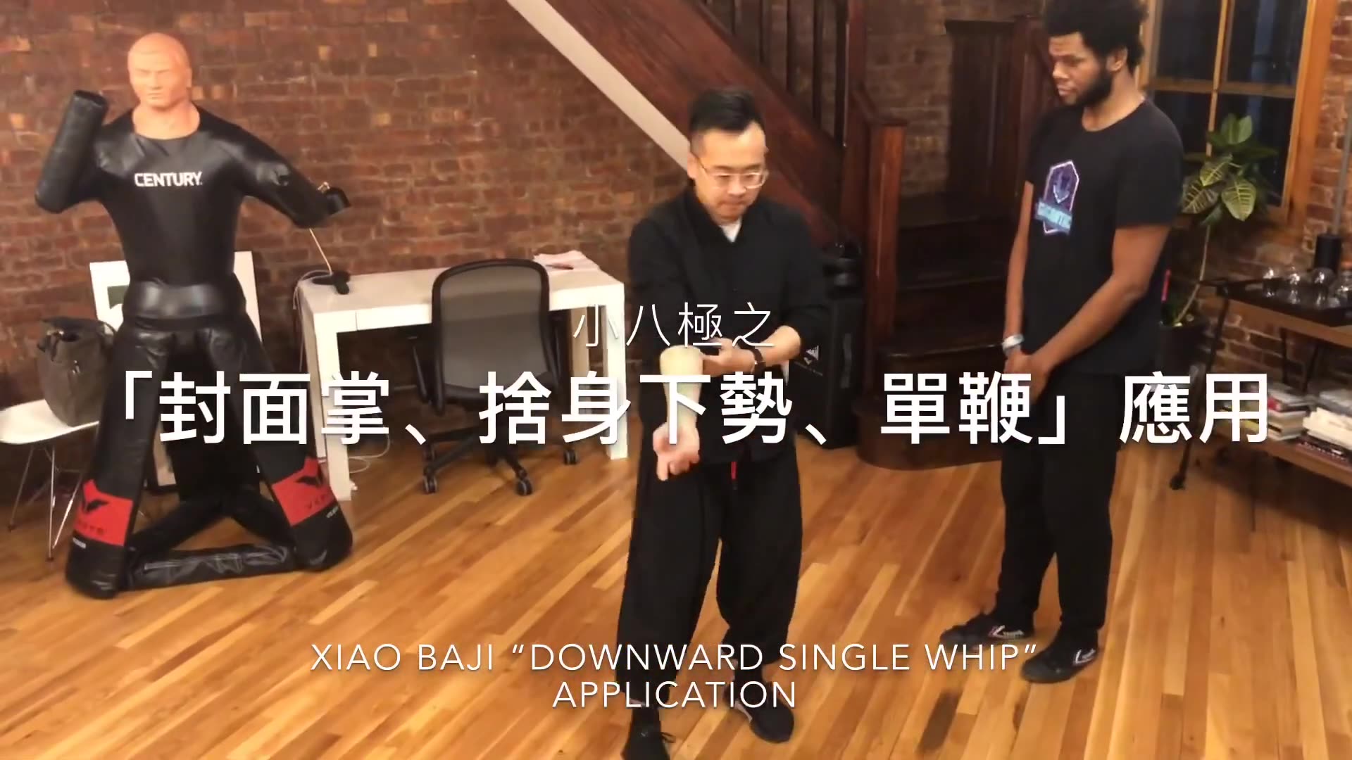 小八极「舍身下势、单鞭」应用 Xiao Baji  “Downward Single Whip” Application哔哩哔哩bilibili