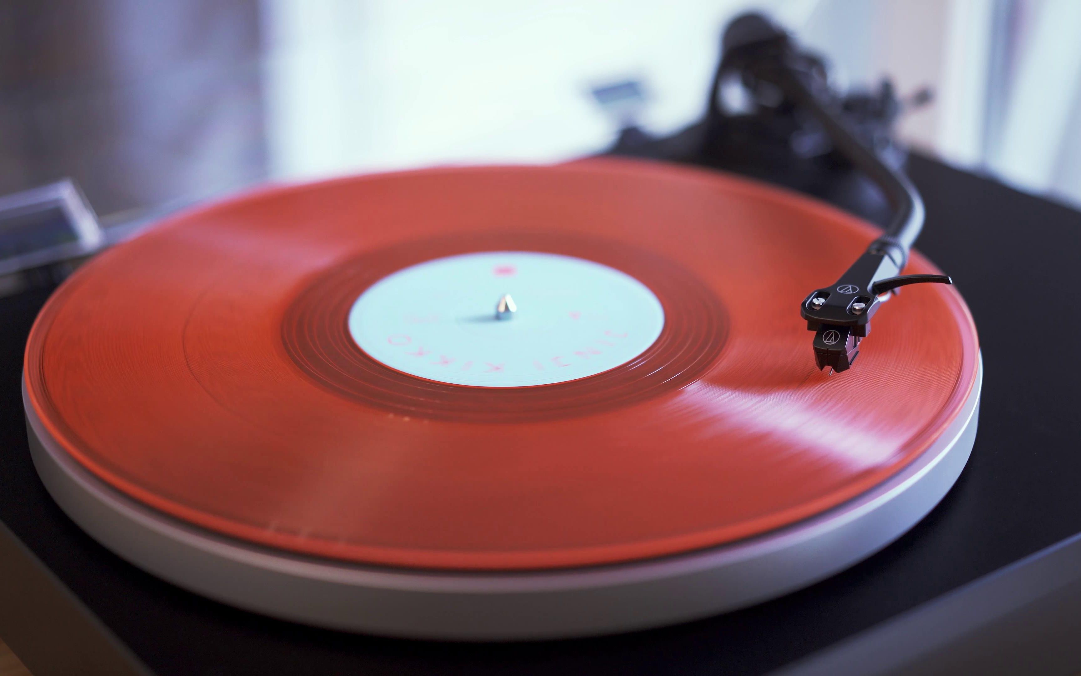 【4k】落日飞车《burgundy red》黑胶唱片试听