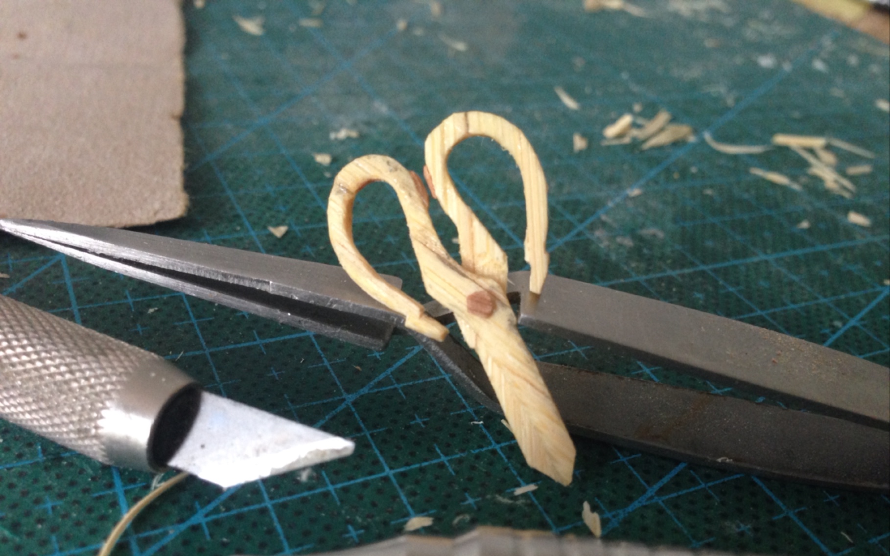 手作狂人用竹筷制作六七的七段剪刺客伍六七特辑5