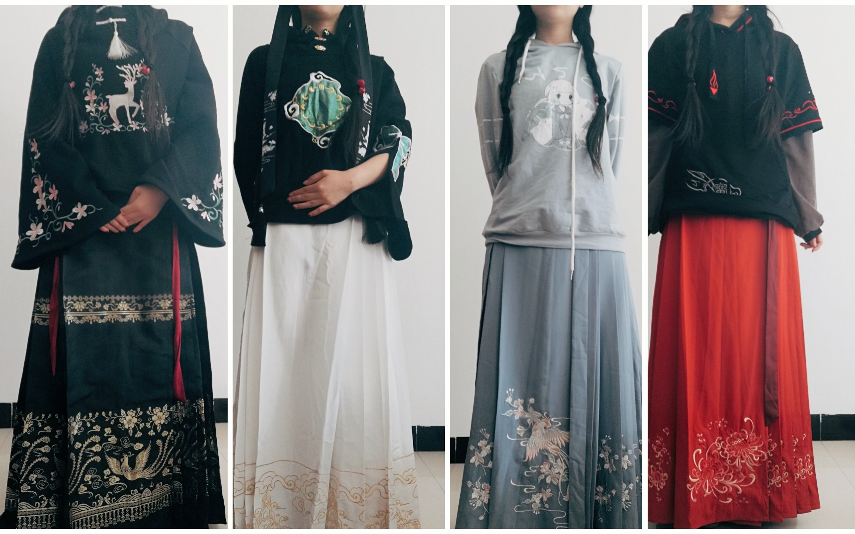 马面卫衣汉服穿搭汉服也可以很日常