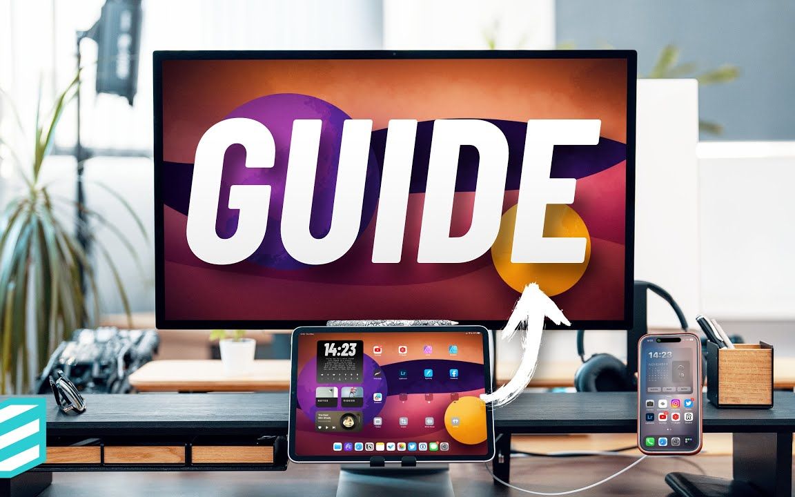 【桌面设计】iPad+大屏顺畅办公 | 桌面美学分享.Using an iPad in a Desk Setup  GUIDE 2022哔哩哔哩bilibili