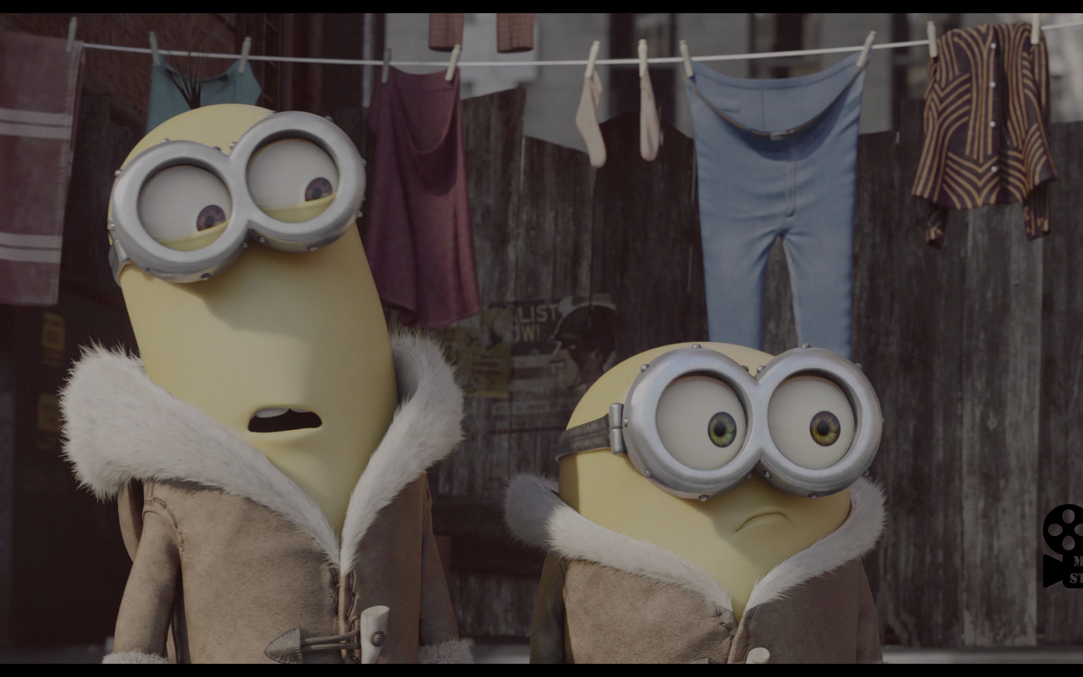 【小黃人大眼萌】minions 2015 2160p movie clip 2