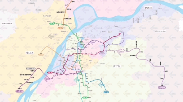 南京轨道交通运营线路图,南京地铁线路全图哔哩哔哩bilibili