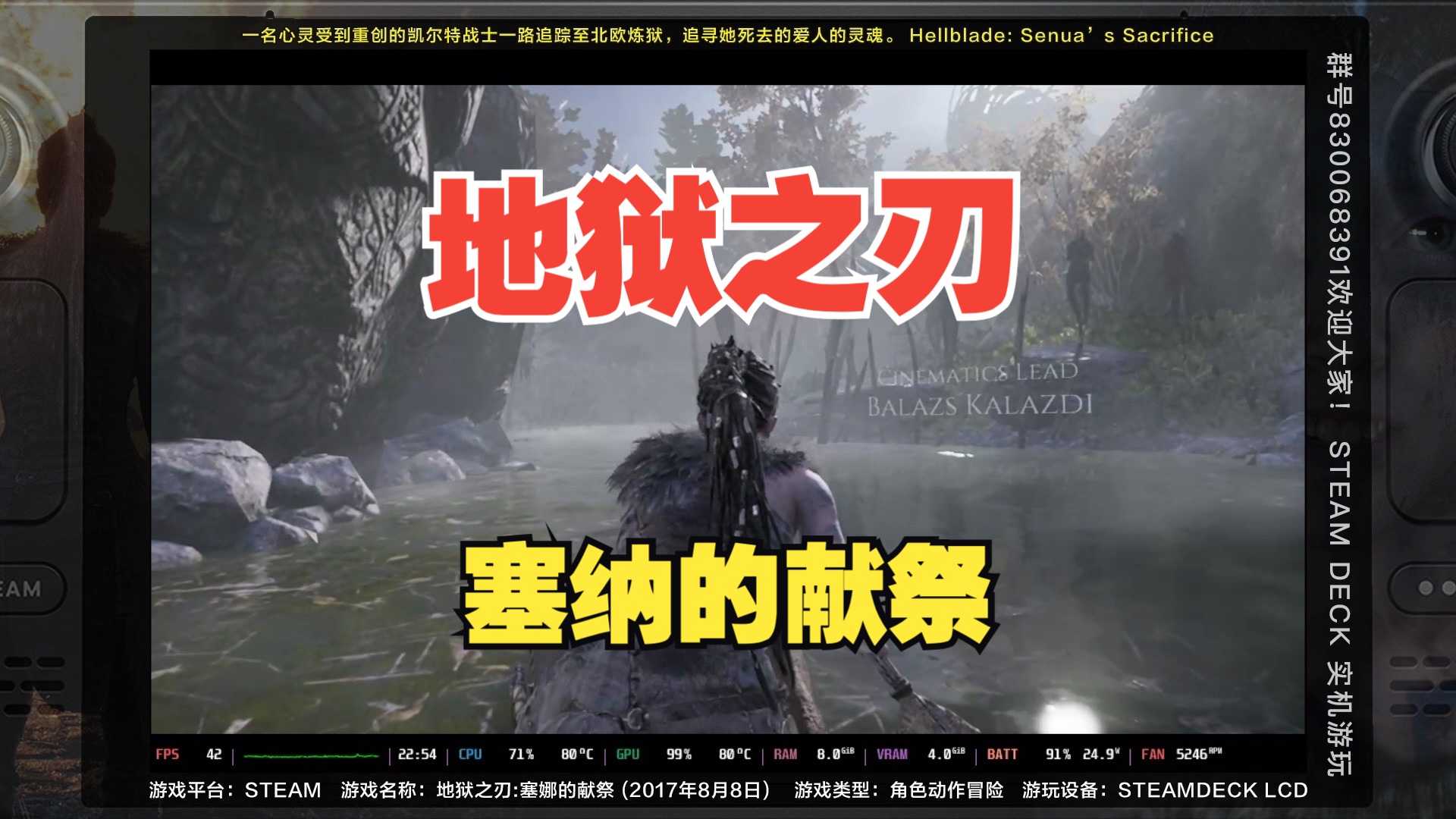 steamdeck 地狱之刃 塞纳的献祭