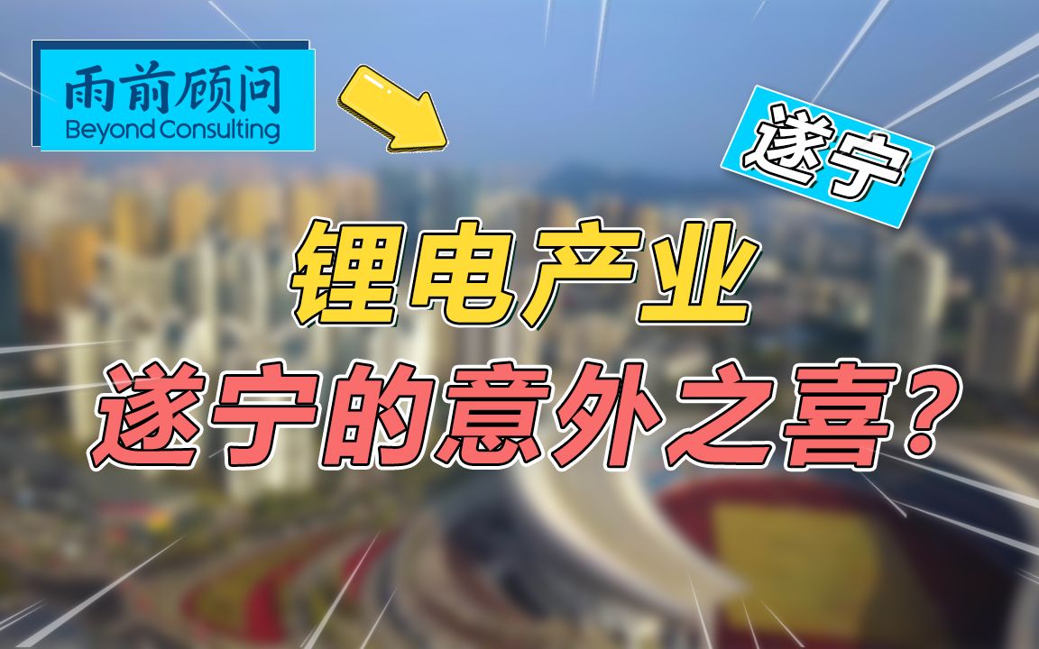 行业龙头!全球老大!遂宁25年押注锂电行业,终于迎来风口哔哩哔哩bilibili