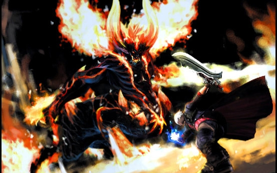 【鬼泣4】4发火牛战,作为无伤禁魔不落地预告