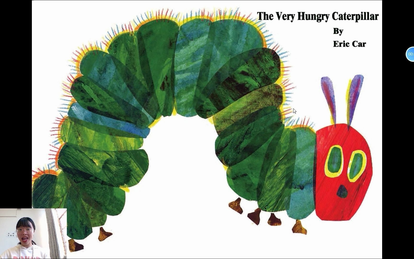 [图]早教英文绘本分享《The very hungry caterpillar》